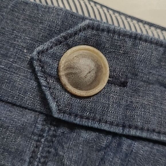 6 JCREW SOFT DENIM SCHOOL GIRL ACADEMIA STYLE BLUE MINI SKIRT  MEDIUM - Picture 5 of 9